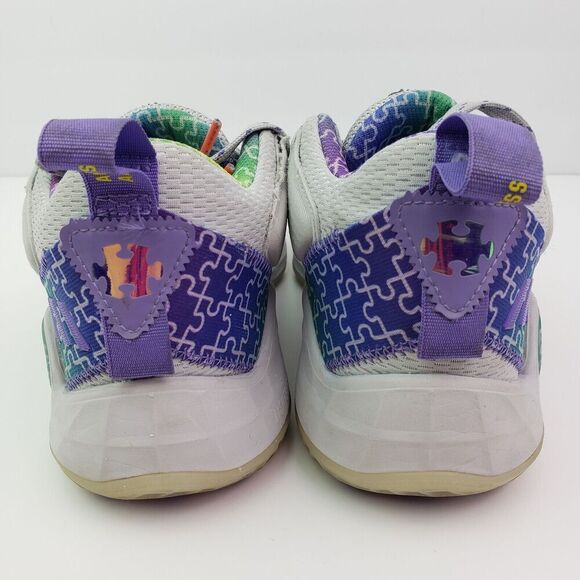 Adidas D.O.N. Issue 3 Autism Speaks Awareness Boys Size 5Y Basketball Shoes - Picture 7 of 14